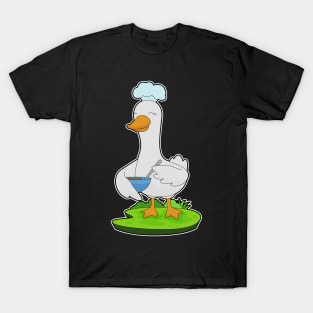 Duck Chef Bowl T-Shirt